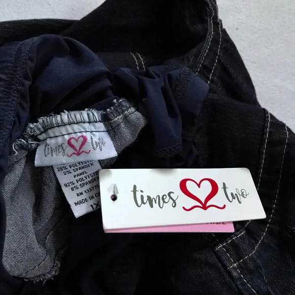 Times Two Maternity NWT Bootcut Jeans Women 1X - Picture 7 of 9